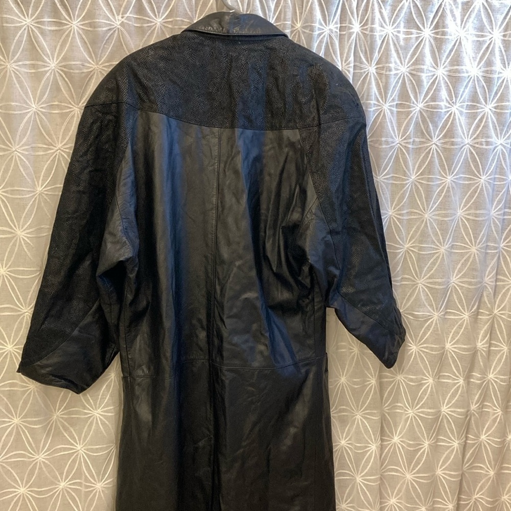 Vintage G-III Leather Fashions Long Leather Jacket - Picture 11 of 14